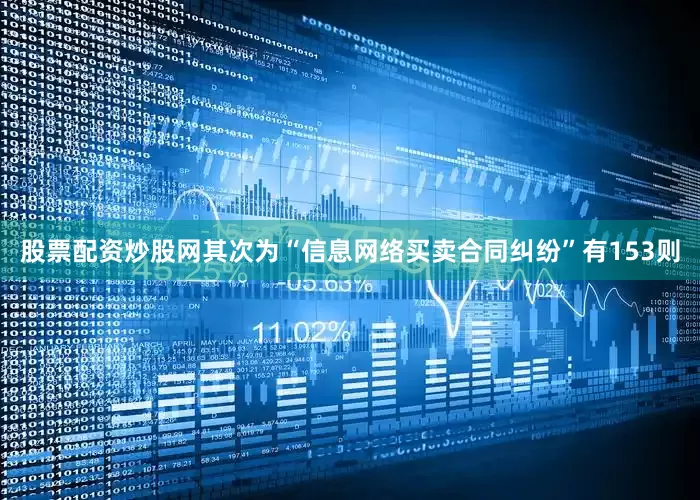 股票配资炒股网其次为“信息网络买卖合同纠纷”有153则