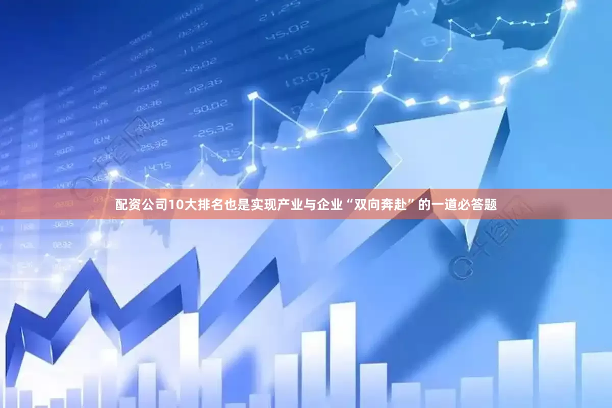 配资公司10大排名也是实现产业与企业“双向奔赴”的一道必答题